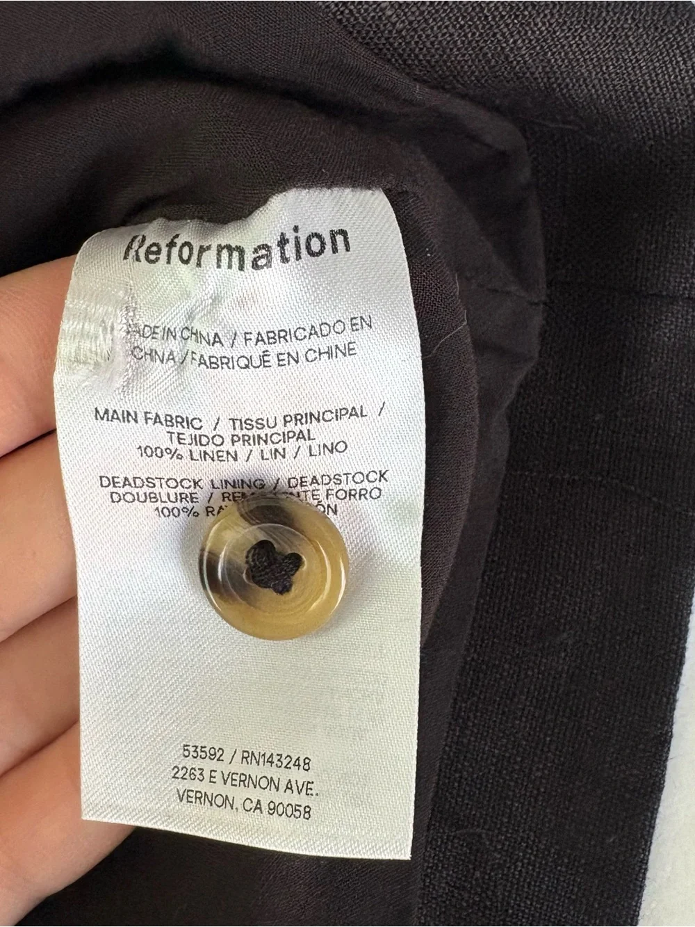 Reformation Antonia Linen Top - Picture 7 of 7